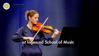 Study master at Ingesund School of Music