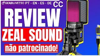 Review Microfone ZEAL SOUND NOVO BARATINHO E BOM do Momento! 2023