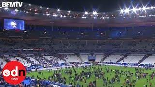 Paris attacks: Explosion heard during football match at Stade de France