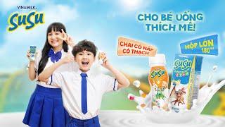 MỚI! VINAMILK SUSU CHAI CÓ NẮP CÓ THẠCH VÀ HỘP LỚN 180ML | BÉ UỐNG THÍCH MÊ!