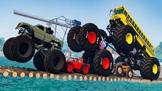 Monster Trucks Mud Battle #32 - Beamng drive