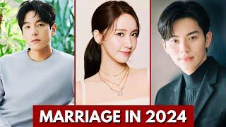 TOP KOREAN ACTOR WHO ARE DATING AND SET TO GET MARRIED IN 2024 #kdrama #kpop #marriage