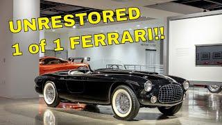 MULTIMILLION DOLLAR FERRARI | UNRESTORED 1952 FERRARI BARCHETTA