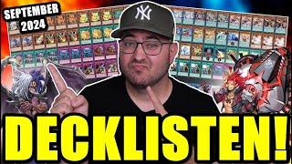 Yu-Gi-Oh! Das ist unsere Meta! DIE ERSTEN REGIO DECKLISTEN! NACH DER BANLIST September 2024