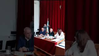 El intendente electo de Patagones, Ricardo Marino, se presenta ante el Concejo Deliberante