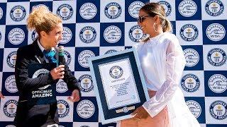 Maya Gabeira Receives the Guinness World Record Certificate for the 68-Foot Wave Ridden in Nazaré