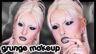 grunge makeup!! (because I am condemned to stay blonde (and especially patchy lol))