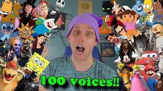 100 Voice Impressions in 8 minutes
