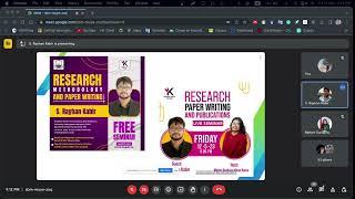 Live Seminar: Research Paper Writing and Publications | S. Rayhan Kabir  | 12 May 2023