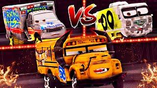 Cars 3 Driven to Win - (Miss Fritter & Arvy & Dr. Damage) - GamePlay