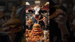 #cow #chonkycow #aicow #animals #funny #youtubeshorts #cute #viralvideo #aiart #shorts