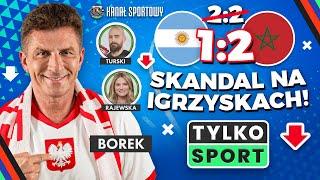 BOREK I TURSKI: ŚLĄSK PRZEGRYWA, SKANDAL W MECZU MAROKO - ARGENTYNA, LEGIA I WISŁA W PUCHARACH