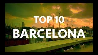 BARCELONA Top 10 Things to see in 4K