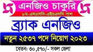 2537 পদে ব্র্যাক নিয়োগ বিজ্ঞপ্তি 2023Brac Ngo Circular 2023job Circular 2023Ngo job news 2023