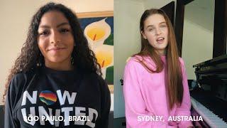 Now United - Any Gabrielly & Savannah Clarke - Come Together (Acoustic Piano Cover)