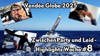 Vendee Globe 2025 - Highlights Week 8 - Between Party and Suffering