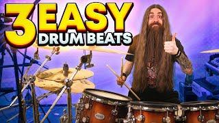 3 Drum Beats ANYONE Can Play!