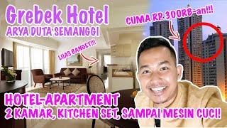REVIEW HOTEL APARTMENT MURAH, 2 KAMAR SUPER LUAS BANGET! STAYCATION JAKARTA DI ARYA DUTA SEMANGGI