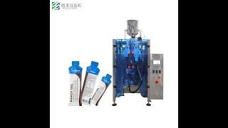 Special shape sachet packing machine energy gel, drink, liquid juice filling packing machine