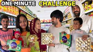 One minute challenge shopping challenge | idiotz vlogger