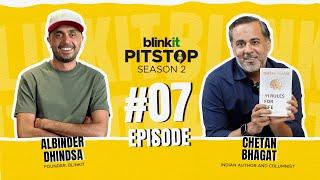 Blinkit Pitstop Season 2 - Episode 7 - Chetan Bhagat, Indian Author and Columnist