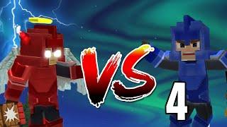 BRSPro VS 4 Pro Players in Bedwars!! (Blockman Go Adventures)