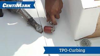 TPO Roof Curb Installation and Waterproofing.