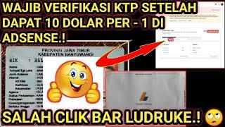 CARA VERIFIKASI KTP SETELAH MENDAPATKAN 10 DOLAR PER 1 DI ADSENSE.! TUTORIAL YOUTUBE