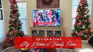 Decorating The Kitchen & Family Room For Christmas