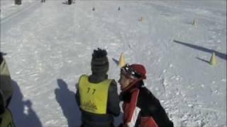 James and Hannah skiing at Wilmot - Station Three Tow Rope