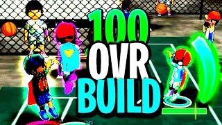 NEW INSANE 100 OVR BUILD IN MOBILE BASKETBALL GAME "SBA" INSANE ANKLE BREAKERS & GREEN 3S...