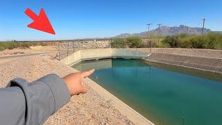 Fishing HIDDEN Canals in the Middle of the Desert! (Wild)