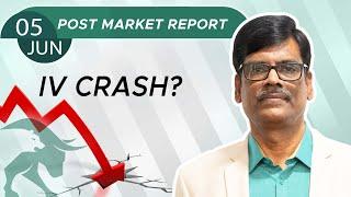 IV Crash? Post Market Report 05-Jun-24