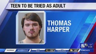 Teen to be tried as adult in Knox County