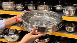 DMart latest stainless steel kitchen & cookware collection, storage containers, gadgets & nonstick