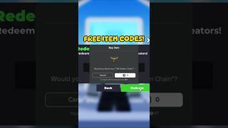 Get Free Items Codes from ANY Roblox Games! #shorts #roblox