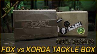 Which Tackle Box is the best? Fox Edges vs Korda Tackle Box