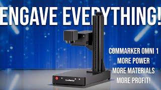 Watch This Laser Engraver Make Awesome Designs! Commarker OMNI 10w UV Laser