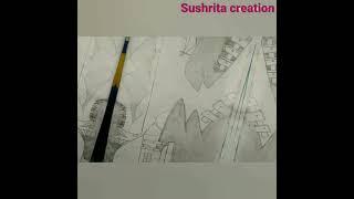 How to make a draw sensenary ️... #please  like share and subscribe. #sushrita creation.