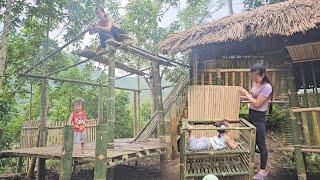 Full video Build an entire bamboo house for a girl - single mother