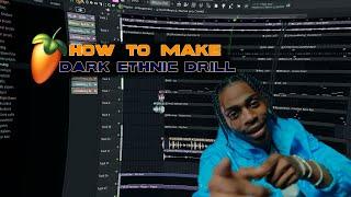 How to make Ethnic Russ Millions beats | FL Studio UK Drill Tutorial