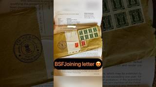 BSF constable tradesmen joining letter 2023 | #bsf #sscgd2023 #viral #shorts #bsfjoiningletter #army