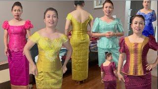 Chhunly Khmer Outfit, Traditional Cloths/សម្លៀកបំពាក់ខ្មែរ