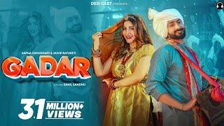 Gadar (Official Video) | Sapna Choudhary | Jaivir Rathee | Raj Mawar | Ashu Twinkle | Haryanvi Song