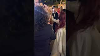 Brendon and Sarah Urie at Mike Naran's wedding, Oct. 19, 2023. video by freshh_td