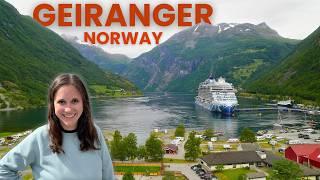 Exploring Beautiful Geirangerfjord onboard the NCL Prima