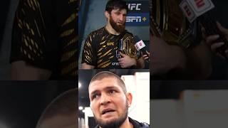 Magomed Ankalaev responds to Khabib Nurmagomedov praising him