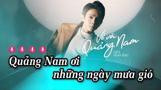 Karaoke Về Với Quảng Nam - NB3 Hoài Bảo