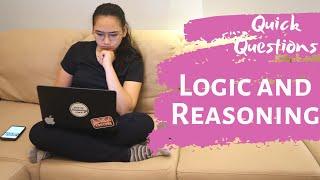 Logic and Analytical Reasoning Quick Quiz - Quick Question Explainers (15, 26, 27)