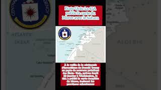 Etats-Unis: La CIA publie la carte du Maroc avec le Sahara